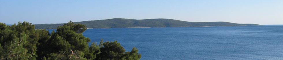 Seaview from our apartments on the island of Hvar in Croatia.