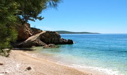 Island Hvar beach